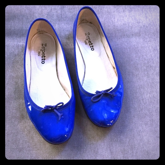Repetto Shoes - Cobalt Blue Patent Repetto Ballerinas 8.5 39.5
